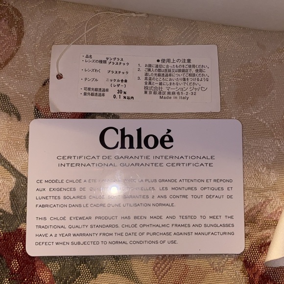 CHLOE SUNNIES SUNGLASSES NWT & CASE BEAUTIFUL BURGUNDY - Picture 10 of 16